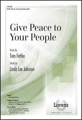 Give Peace to Your People SATB choral sheet music cover